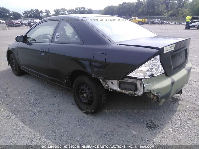 1HGEM21174L043107 - 2004 HONDA CIVIC DX VP BLACK photo 3