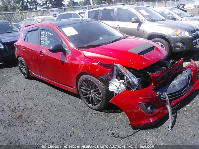 JM1BL1L44C1577519 - 2012 MAZDA SPEED 3 RED photo 1