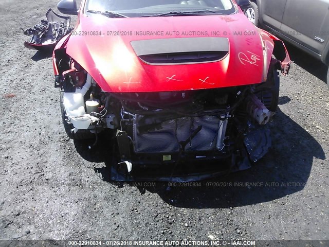 JM1BL1L44C1577519 - 2012 MAZDA SPEED 3 RED photo 6