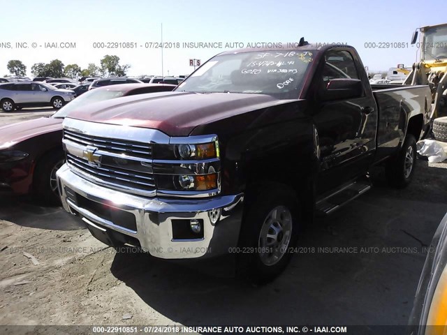 1GC0KVEG1GZ382543 - 2016 CHEVROLET SILVERADO K2500 HEAVY DUTY LT RED photo 2