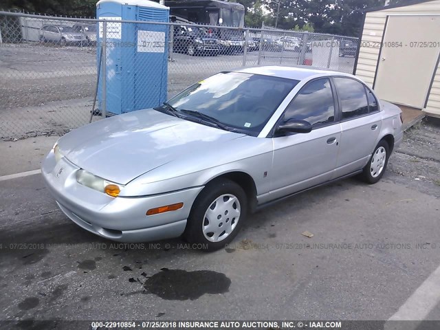 1G8ZH52812Z189069 - 2002 SATURN SL1 SILVER photo 2