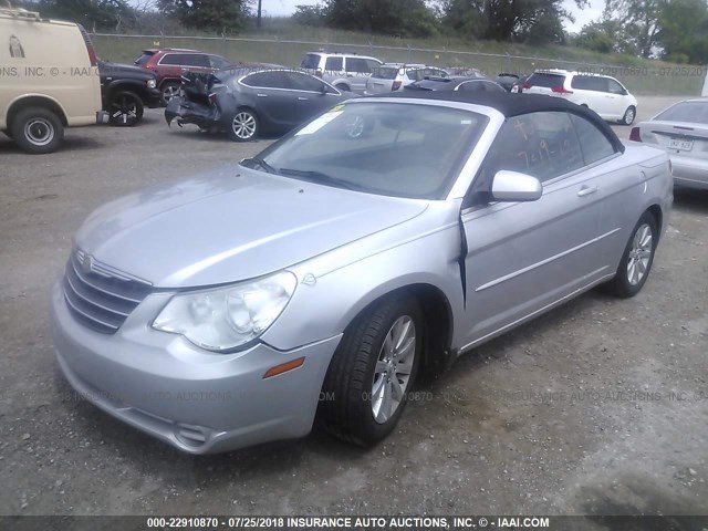 1C3BC5ED6AN177413 - 2010 CHRYSLER SEBRING TOURING SILVER photo 2