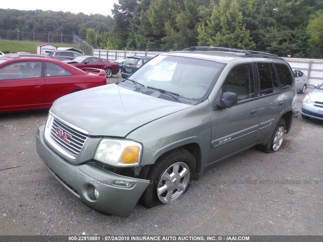 1GKDS13S932292856 - 2003 GMC ENVOY GREEN photo 2