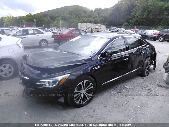 1G4ZP5SS9HU186653 - 2017 BUICK LACROSSE ESSENCE შავი ფოტო 2