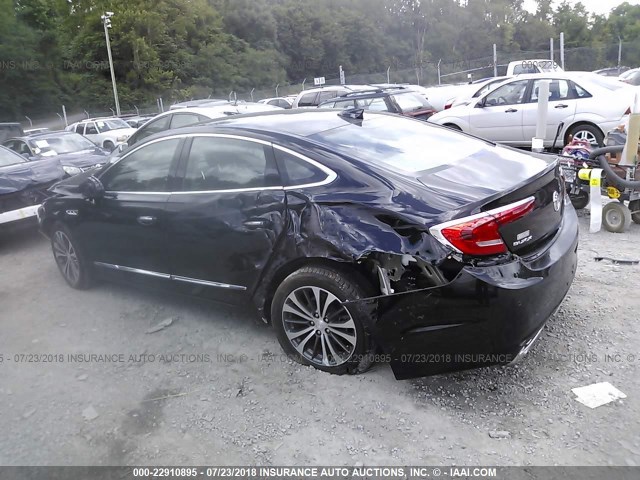 1G4ZP5SS9HU186653 - 2017 BUICK LACROSSE ESSENCE შავი ფოტო 3