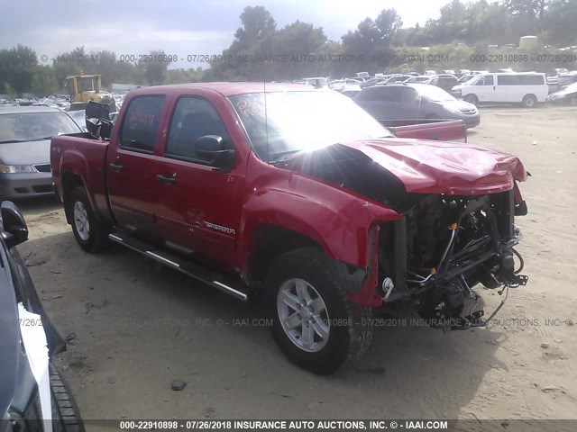 3GTP2VE78DG381478 - 2013 GMC SIERRA K1500 SLE RED photo 1