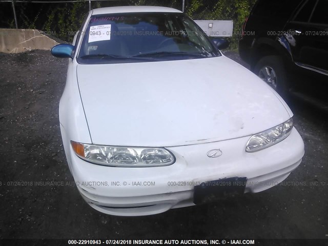 1G3NL52F23C303697 - 2003 OLDSMOBILE ALERO GL WHITE photo 6