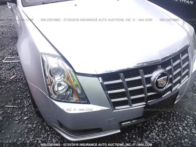 1G6DH5E59C0127252 - 2012 CADILLAC CTS LUXURY COLLECTION SILVER photo 6