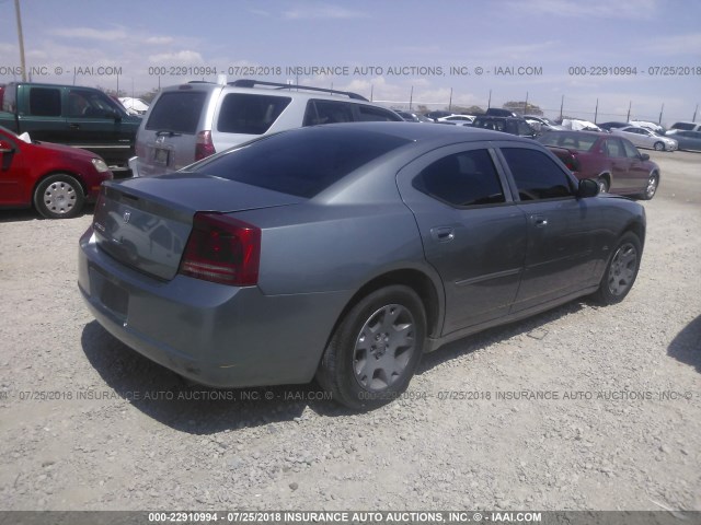 2B3KA43G16H286968 - 2006 DODGE CHARGER SE/SXT BLACK photo 4