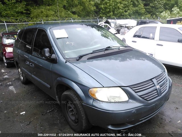 1D4GP24R06B510122 - 2006 DODGE GRAND CARAVAN SE GREEN photo 1