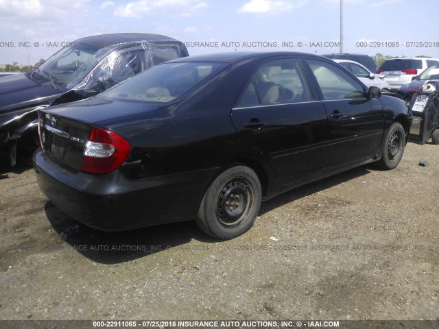 4T1BE32K84U328951 - 2004 TOYOTA CAMRY LE/XLE/SE Қара фото 4