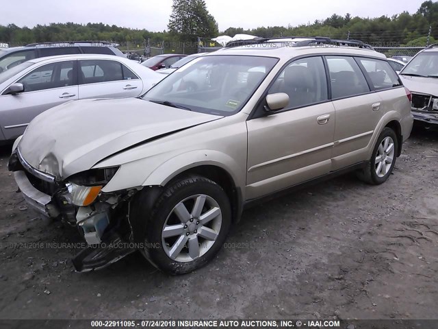 4S4BP62C587329936 - 2008 SUBARU OUTBACK 2.5I LIMITED GOLD photo 2