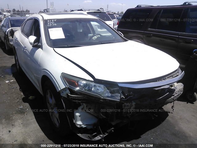 5J6TF1H53CL005367 - 2012 HONDA CROSSTOUR EXL WHITE photo 1