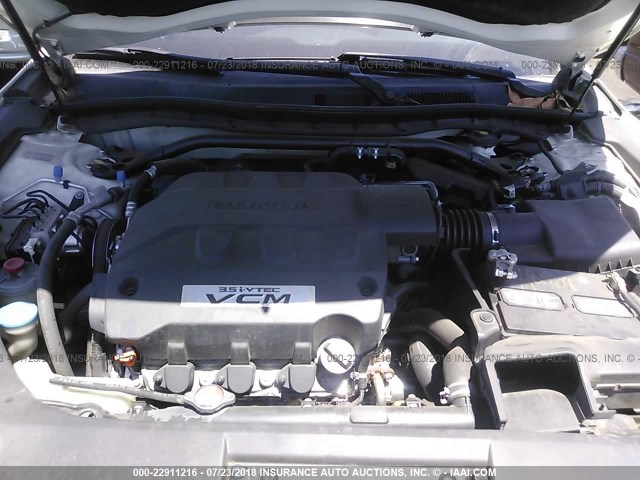 5J6TF1H53CL005367 - 2012 HONDA CROSSTOUR EXL თეთრი ფოტო 10