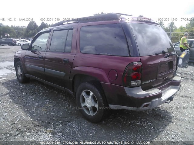 1GNES16SX46164137 - 2004 CHEVROLET TRAILBLAZER EXT LS/EXT LT RED photo 3