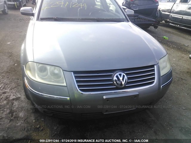 WVWRH63BX3P269229 - 2003 VOLKSWAGEN PASSAT GLX 银色 照片 6
