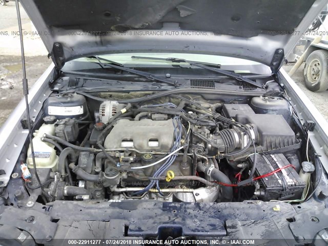 1G1NE52J2Y6191612 - 2000 CHEVROLET MALIBU LS BLUE photo 10