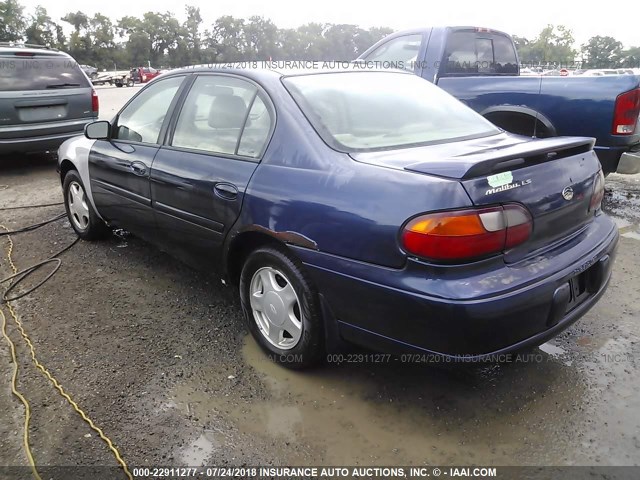 1G1NE52J2Y6191612 - 2000 CHEVROLET MALIBU LS BLUE photo 3