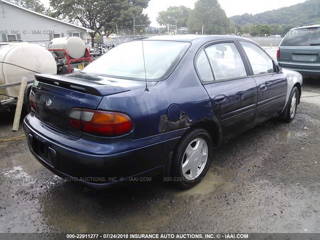 1G1NE52J2Y6191612 - 2000 CHEVROLET MALIBU LS BLUE photo 4