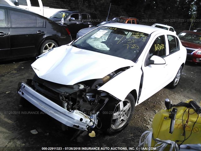 1G1AF5F52A7195409 - 2010 CHEVROLET COBALT 2LT WHITE photo 2