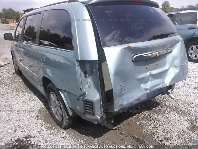 2A4RR5D18AR347347 - 2010 CHRYSLER TOWN & COUNTRY TOURING Light Blue photo 6