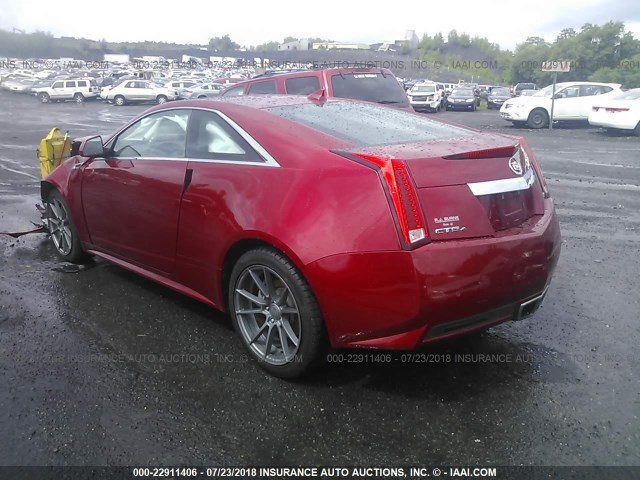 1G6DL1E38D0112930 - 2013 CADILLAC CTS PERFORMANCE COLLECTION Красный фото 3