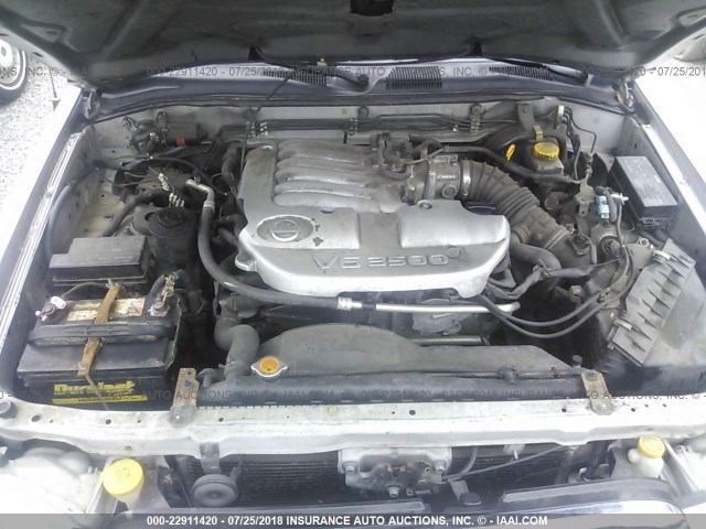 JN8DR09Y44W901637 - 2004 NISSAN PATHFINDER LE/SE SILVER photo 10