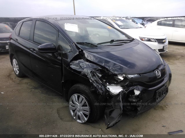 JHMGK5H55GX008486 - 2016 HONDA FIT LX BLACK photo 1