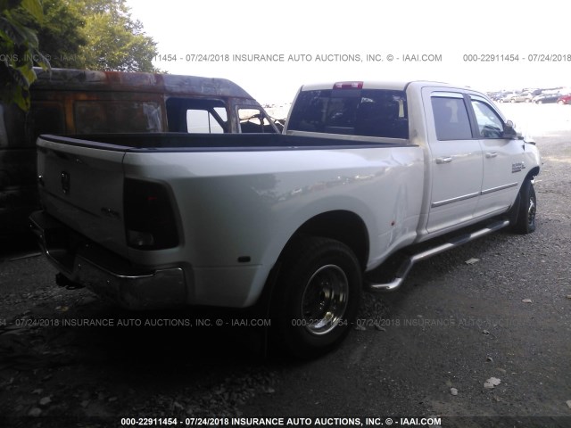 3C63RRHL2GG121986 - 2016 RAM 3500 SLT WHITE photo 4