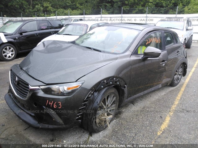 JM1DKFC7XH0159434 - 2017 MAZDA CX-3 TOURING BROWN photo 2