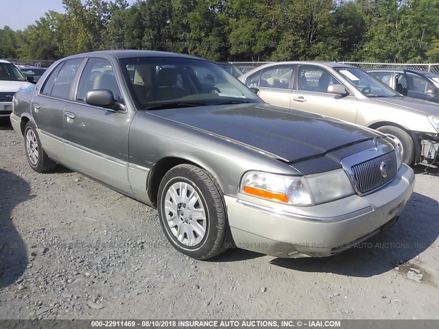 2MEFM74W14X643131 - 2004 MERCURY GRAND MARQUIS GS GRAY photo 1