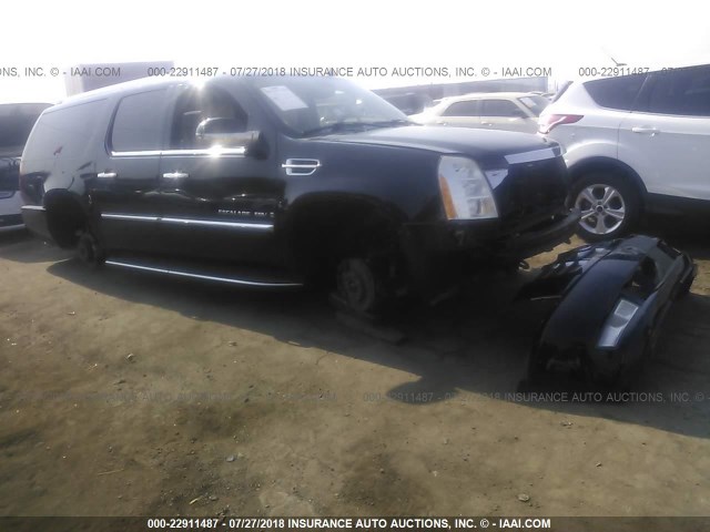 1GYFK66827R382097 - 2007 CADILLAC ESCALADE ESV BLACK photo 1