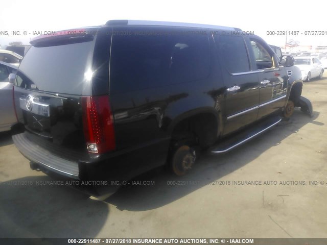 1GYFK66827R382097 - 2007 CADILLAC ESCALADE ESV BLACK photo 4