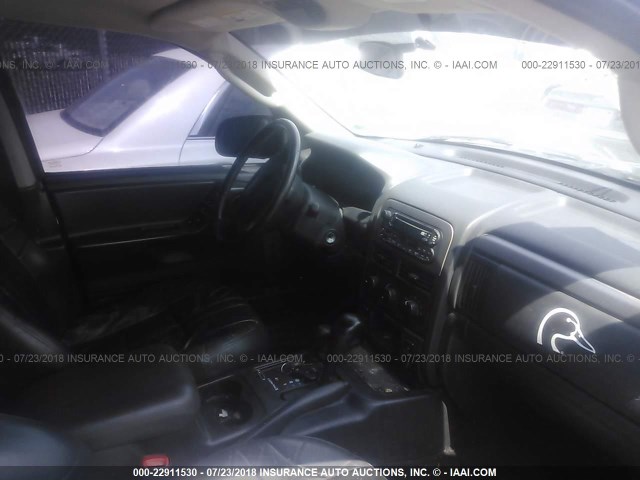 1J8GW48N04C234446 - 2004 JEEP GRAND CHEROKEE LAREDO/COLUMBIA/FREEDOM შავი ფოტო 5