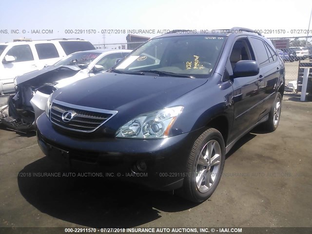 JTJHW31U560028287 - 2006 LEXUS RX 400 BLUE photo 2