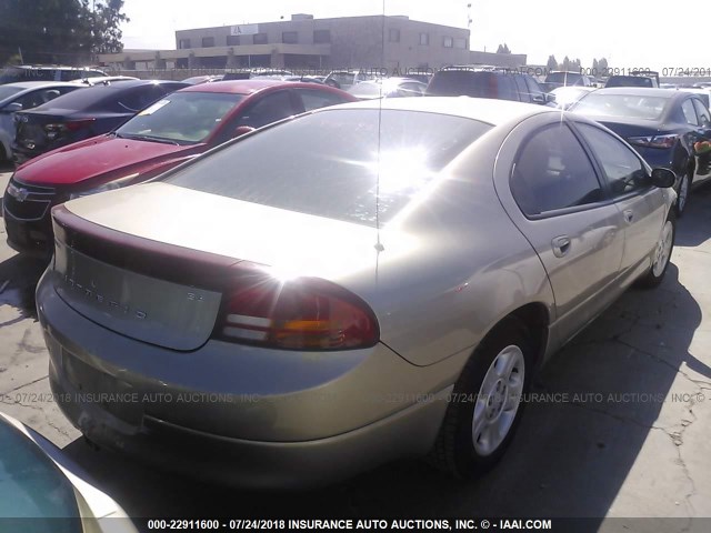 2B3HD46R04H699704 - 2004 DODGE INTREPID SE GOLD photo 4