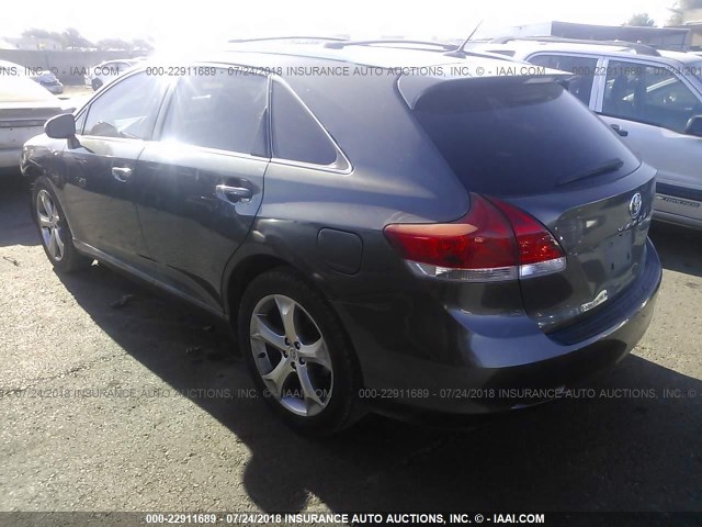 4T3ZA3BB9AU022760 - 2010 TOYOTA VENZA GRAY photo 3