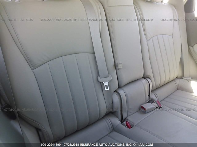 JNKAJ09F38M360472 - 2008 INFINITI EX35 JOURNEY WHITE photo 8