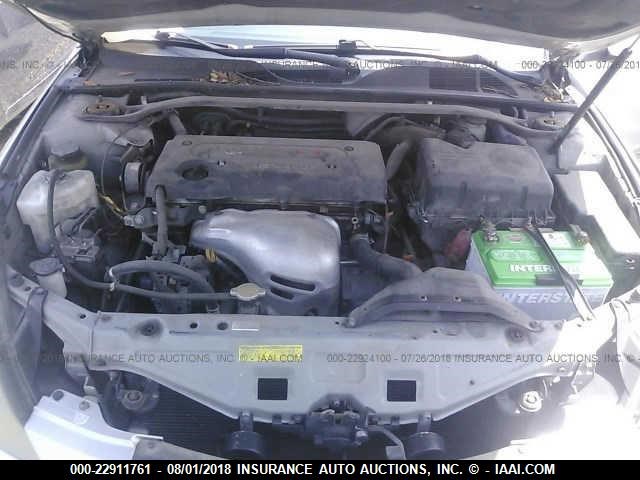 4T1CE38PX5U969298 - 2005 TOYOTA CAMRY SOLARA SE/SLE ვერცხლისფერი ფოტო 10