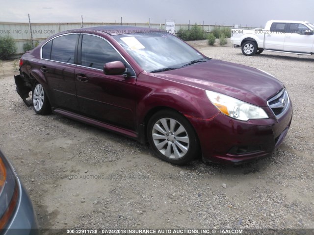 4S3BMDL65B2233366 - 2011 SUBARU LEGACY 3.6R LIMITED MAROON photo 1