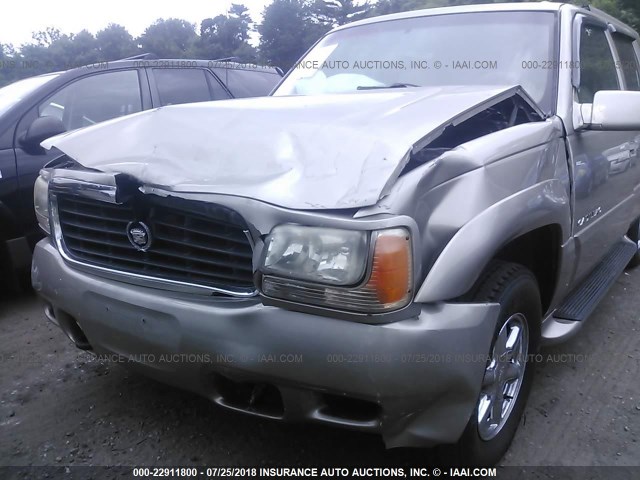 1GYEK13R4XR418111 - 1999 CADILLAC ESCALADE GRAY photo 6