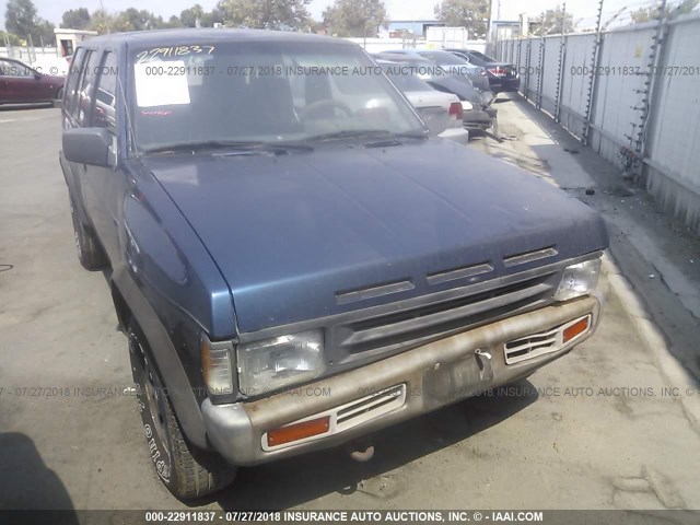 JN8HD17S3PW116339 - 1993 NISSAN PATHFINDER XE BLUE photo 1