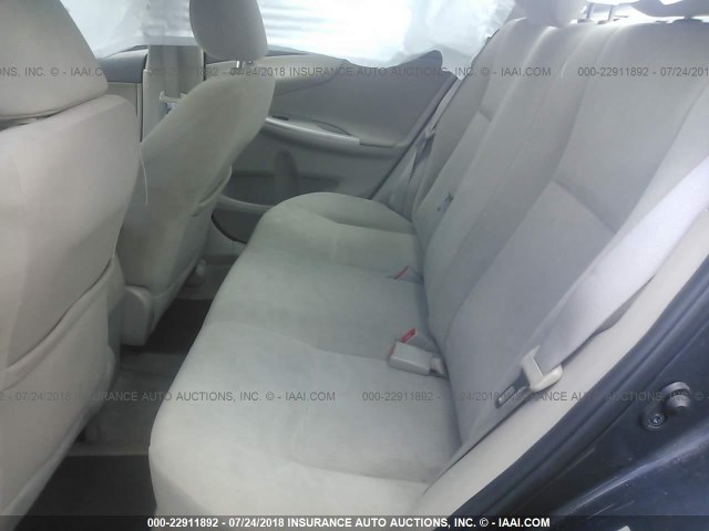 1NXBU4EE7AZ210447 - 2010 TOYOTA COROLLA S/LE/XLE GRAY photo 8