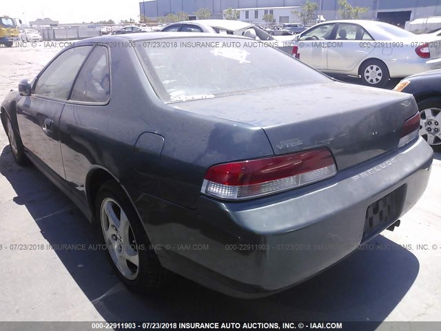 JHMBB6244WC014544 - 1998 HONDA PRELUDE GREEN photo 3