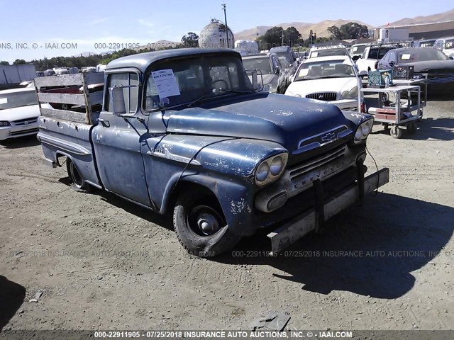 3A590117919 - 1959 CHEVROLET 1959 APACHE  BLUE photo 1