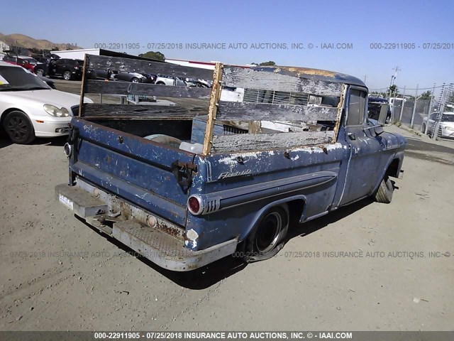 3A590117919 - 1959 CHEVROLET 1959 APACHE  BLUE photo 4