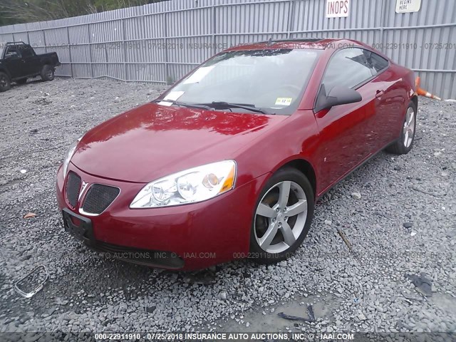 1G2ZM177674182797 - 2007 PONTIAC G6 GTP RED photo 2