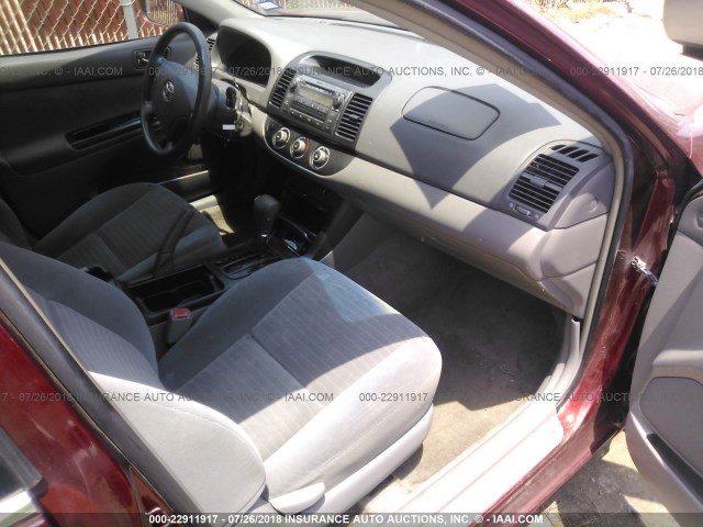 4T1BE32K76U138836 - 2006 TOYOTA CAMRY LE/XLE/SE Tünd qırmızı foto 5