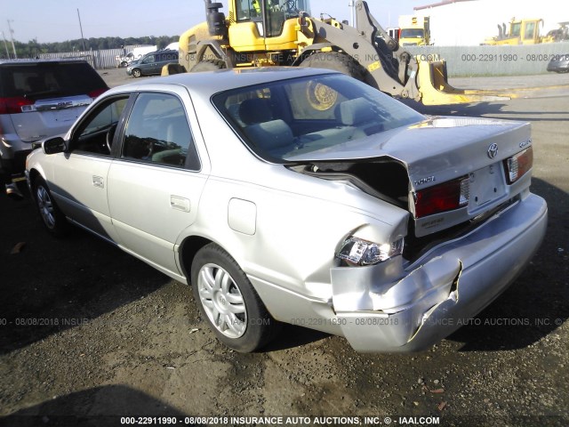4T1BG22K51U100518 - 2001 TOYOTA CAMRY CE/LE/XLE 银色 照片 3