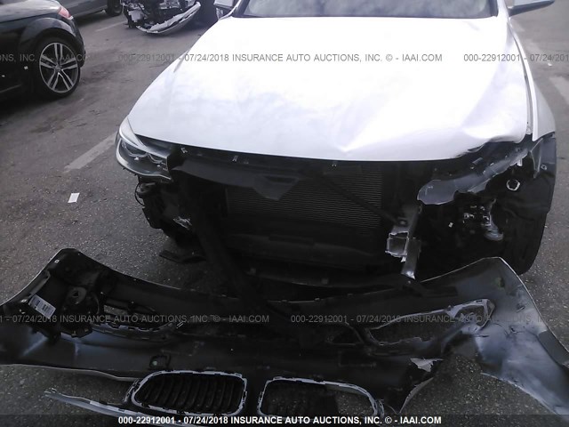 WBA3X9C58ED152786 - 2014 BMW 335 XIGT WHITE photo 6